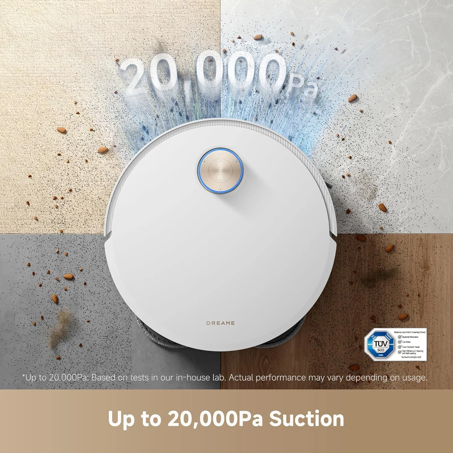 جاروبرقی رباتیک و تی شوی کامل Dreame X50 Ultra با قابلیت خود تمیز شوندگی، قدرت مکش تا 20000Pa، LDS قابل ارتقا، قابلیت بالا رفتن تا 6 سانتی متر، فناوری حذف باکتری، دوربین هوش مصنوعی، کنترل صوتی جاروبرقی رباتیک و تی شوی کامل Dreame X50 Ultra با قابلیت خود تمیز شوندگی، قدرت مکش تا 20000Pa، LDS قابل ارتقا، قابلیت بالا رفتن تا 6 سانتی متر، فناوری حذف باکتری، دوربین هوش مصنوعی، کنترل صوتی