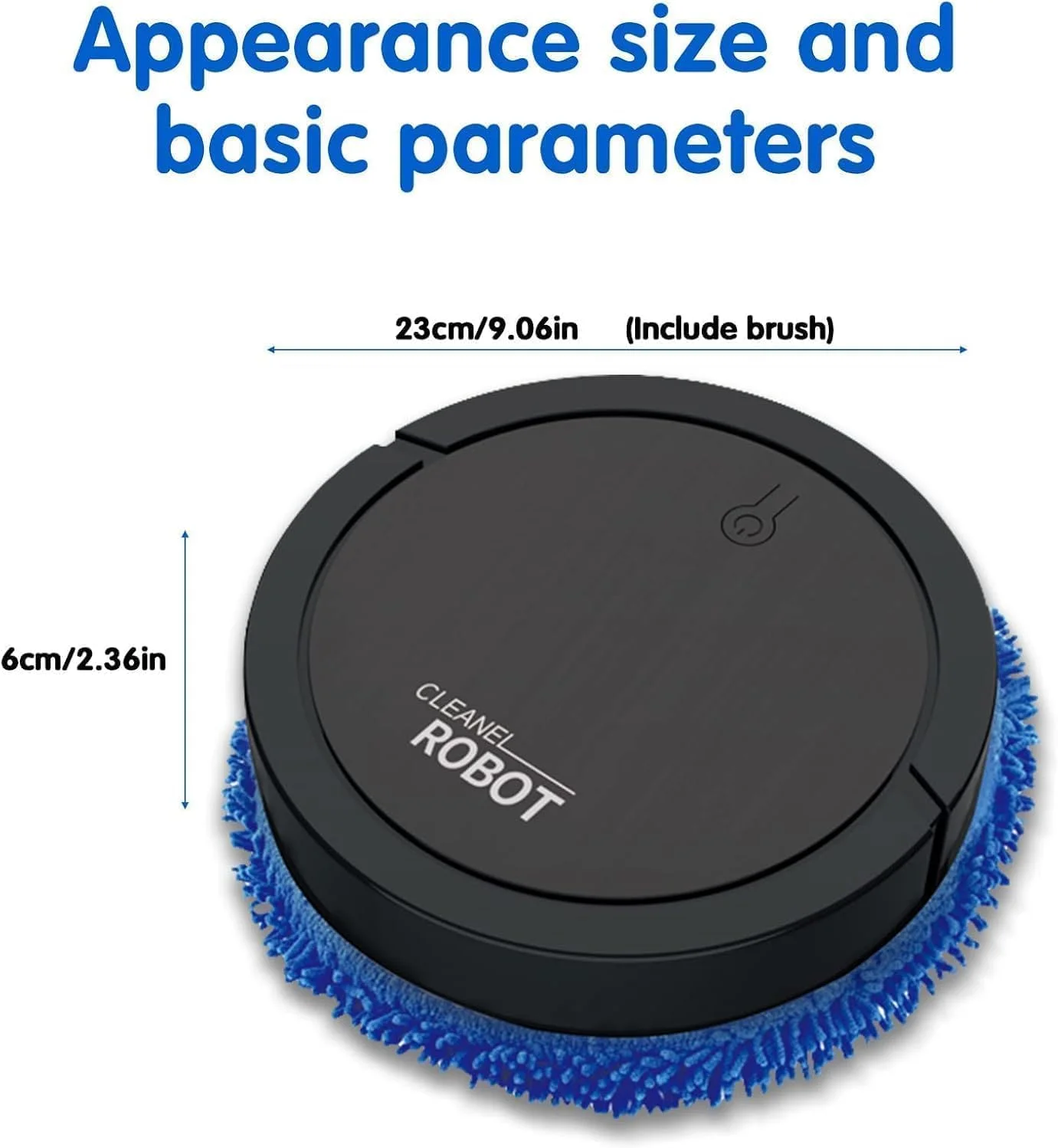 جاروبرقی رباتیک Cleanel با قابلیت تی کشی، جاروی هوشمند اتوماتیک، مشکی، 120 دقیقه زمان کارکرد، مناسب برای فرش و سطوح سخت جاروبرقی رباتیک Cleanel با قابلیت تی کشی، جاروی هوشمند اتوماتیک، مشکی، 120 دقیقه زمان کارکرد، مناسب برای فرش و سطوح سخت