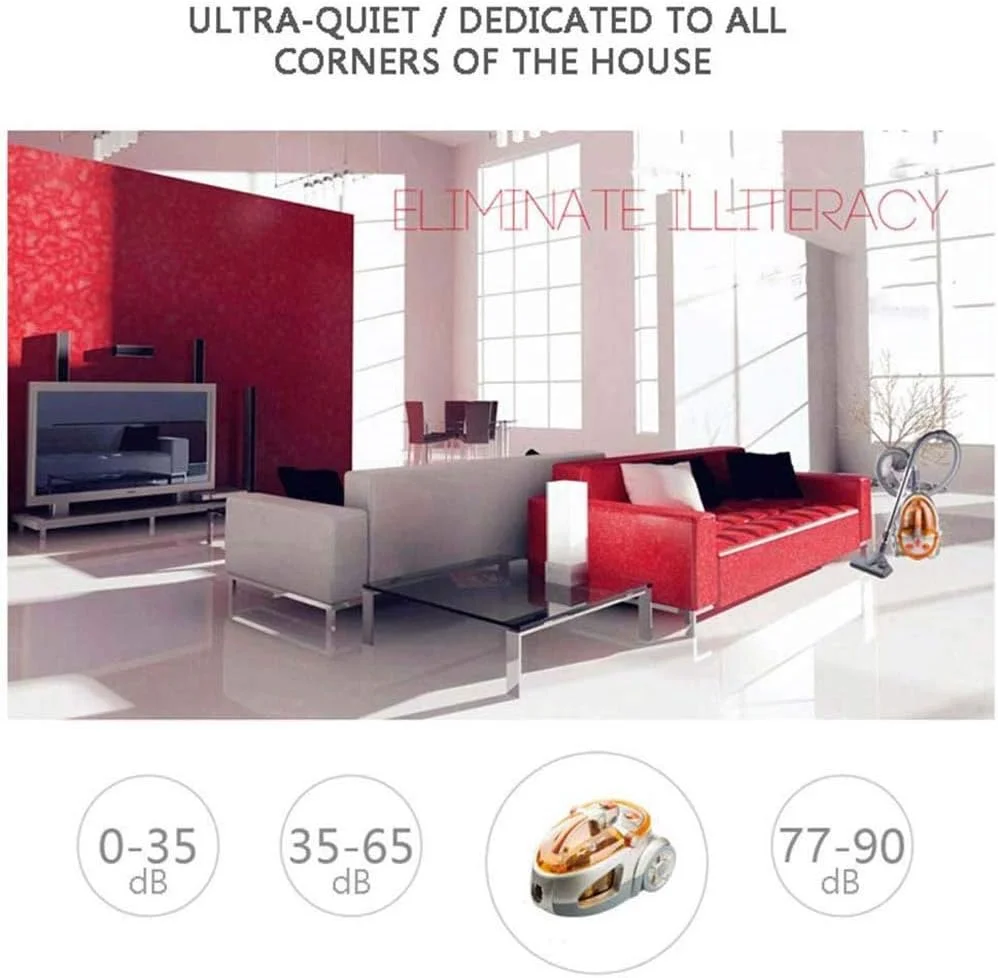 جاروبرقی سطلی بدون کیسه Sdfshb، 1400 وات، مخزن بزرگ 2 لیتری، سیم جمع شونده جاروبرقی سطلی بدون کیسه Sdfshb، 1400 وات، مخزن بزرگ 2 لیتری، سیم جمع شونده