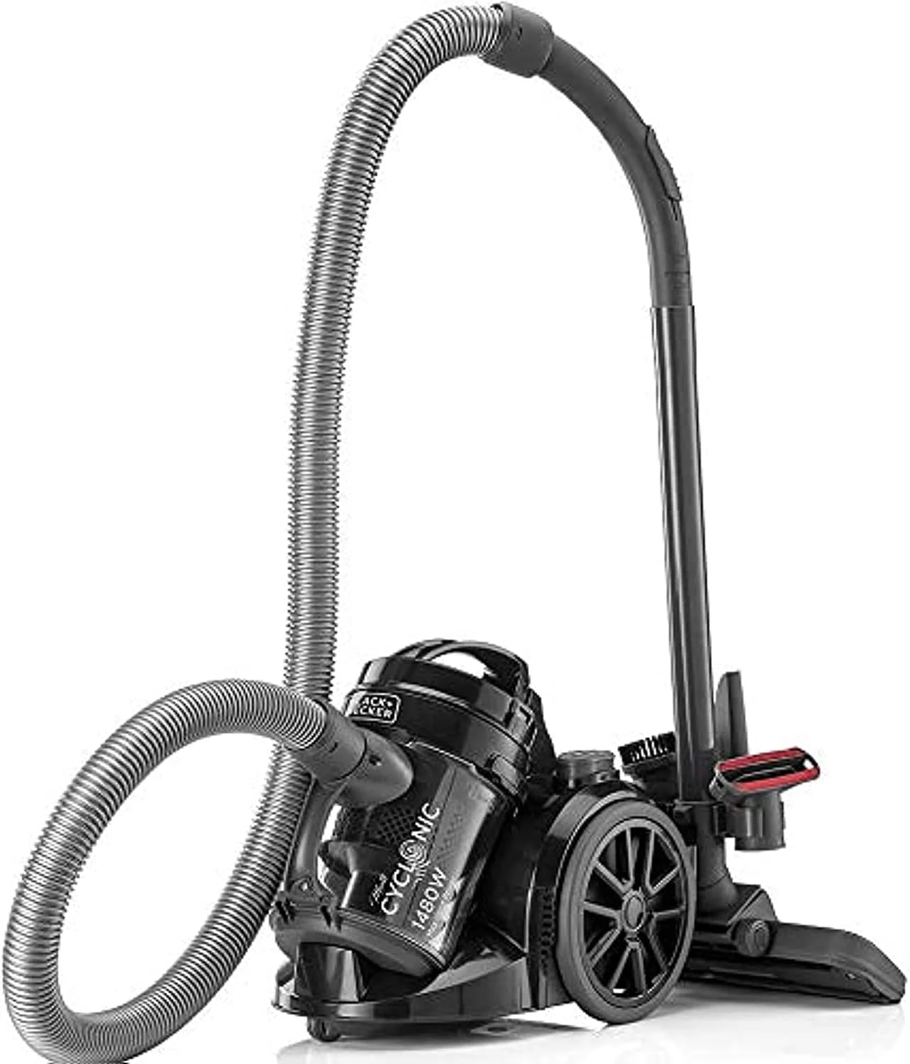 جاروبرقی سطلی چند چرخه‌ای بدون کیسه بلک اند دکر 1480 وات، مشکی - VM1480-B5