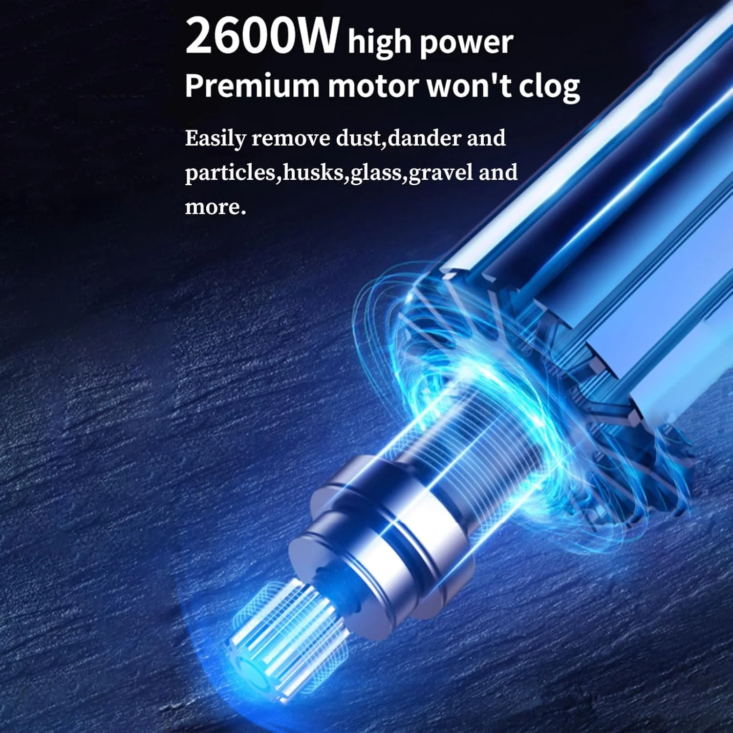 جاروبرقی سطلی 2600 وات، فیلتراسیون سیکلون، جاروبرقی فشرده بدون کیسه 22Kpa با فیلتر قابل شستشو برای موی حیوانات خانگی، فرش، کاشی - 1.5 لیتر