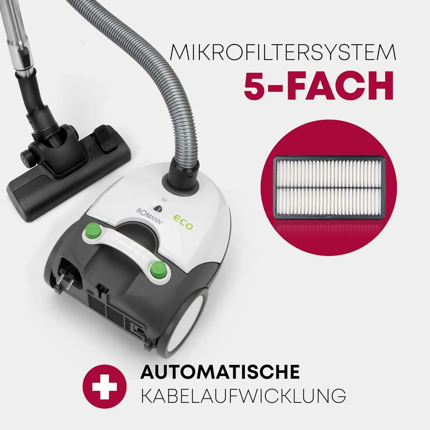 جاروبرقی بومان BS 9019 CB، 700 وات