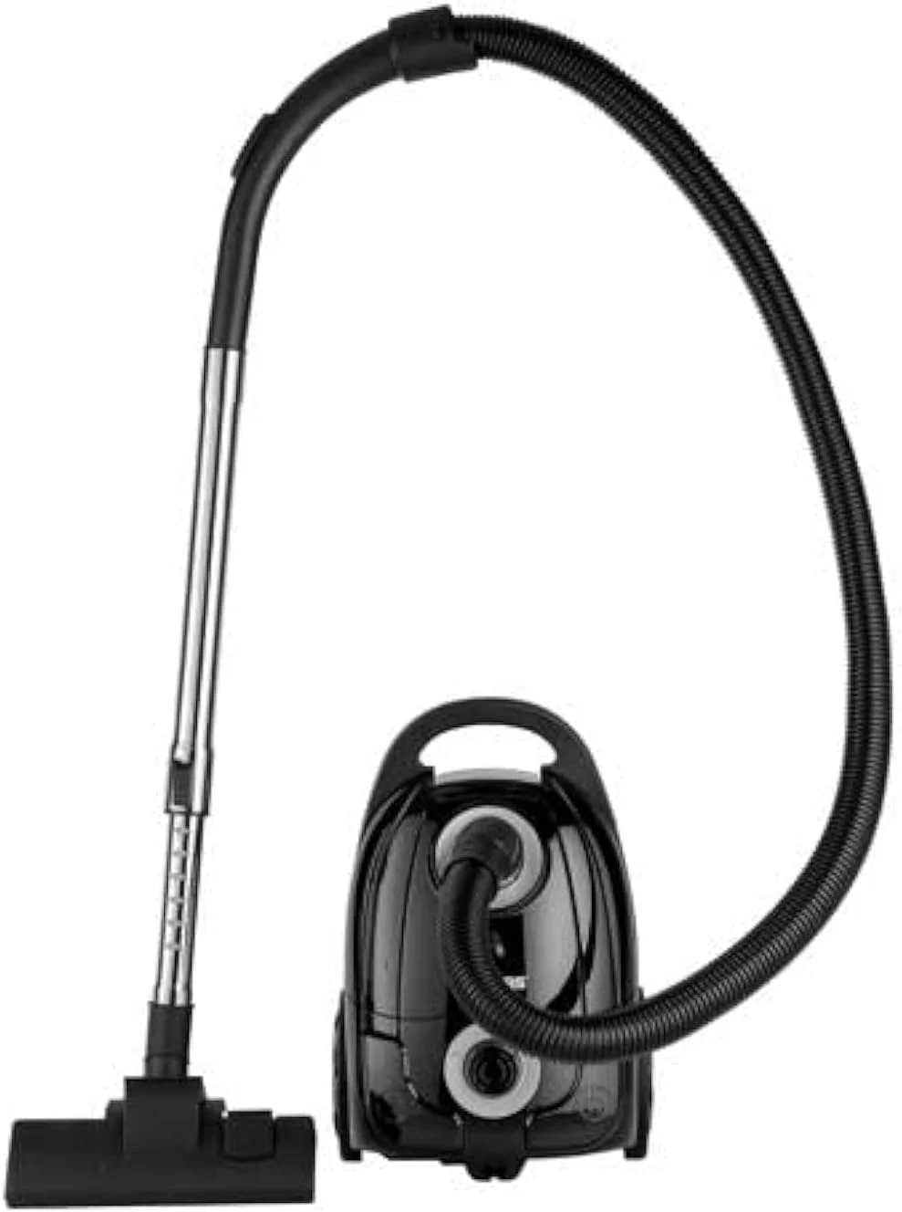 جاروبرقی 2200 وات Geepas مدل GVC19033 | ظرفیت کیسه گرد و غبار 3 لیتر، طول سیم 5 متر | عملکرد کنترل سرعت، مکش قدرتمند و طراحی کم صدا | سوئیچ پدالی روشن/خاموش و جمع کردن خودکار سیم | مشکی