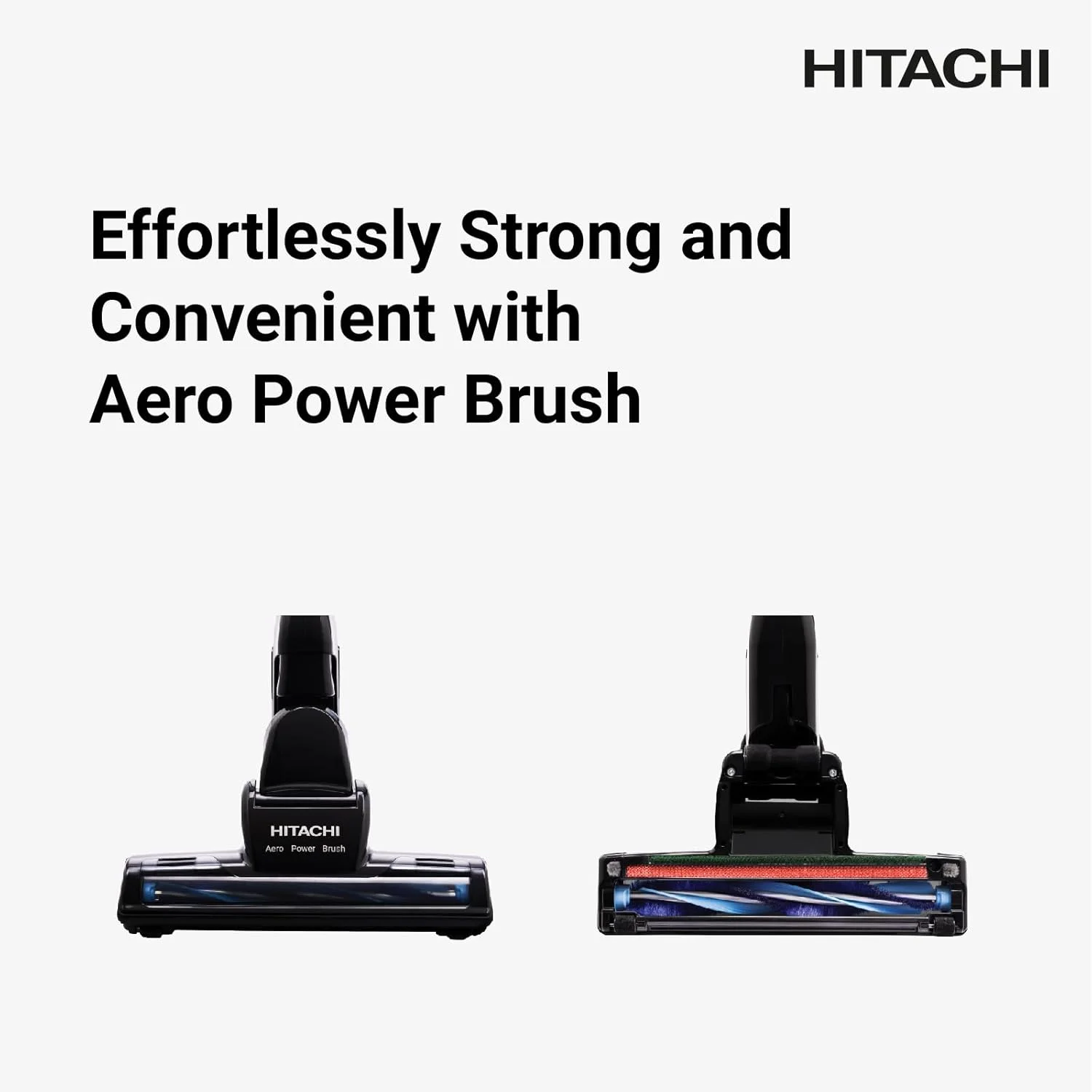 جاروبرقی سطلی هیتاچی 2200 وات، ظرفیت مخزن گرد و غبار 21 لیتر، برس Aero Power برای تمیز کردن کارآمد، لوله فلزی، برس گردگیری و نازل شکاف، فیلتر قابل شستشو، مناسب برای خانه و محل کار، CV965NBLGCM