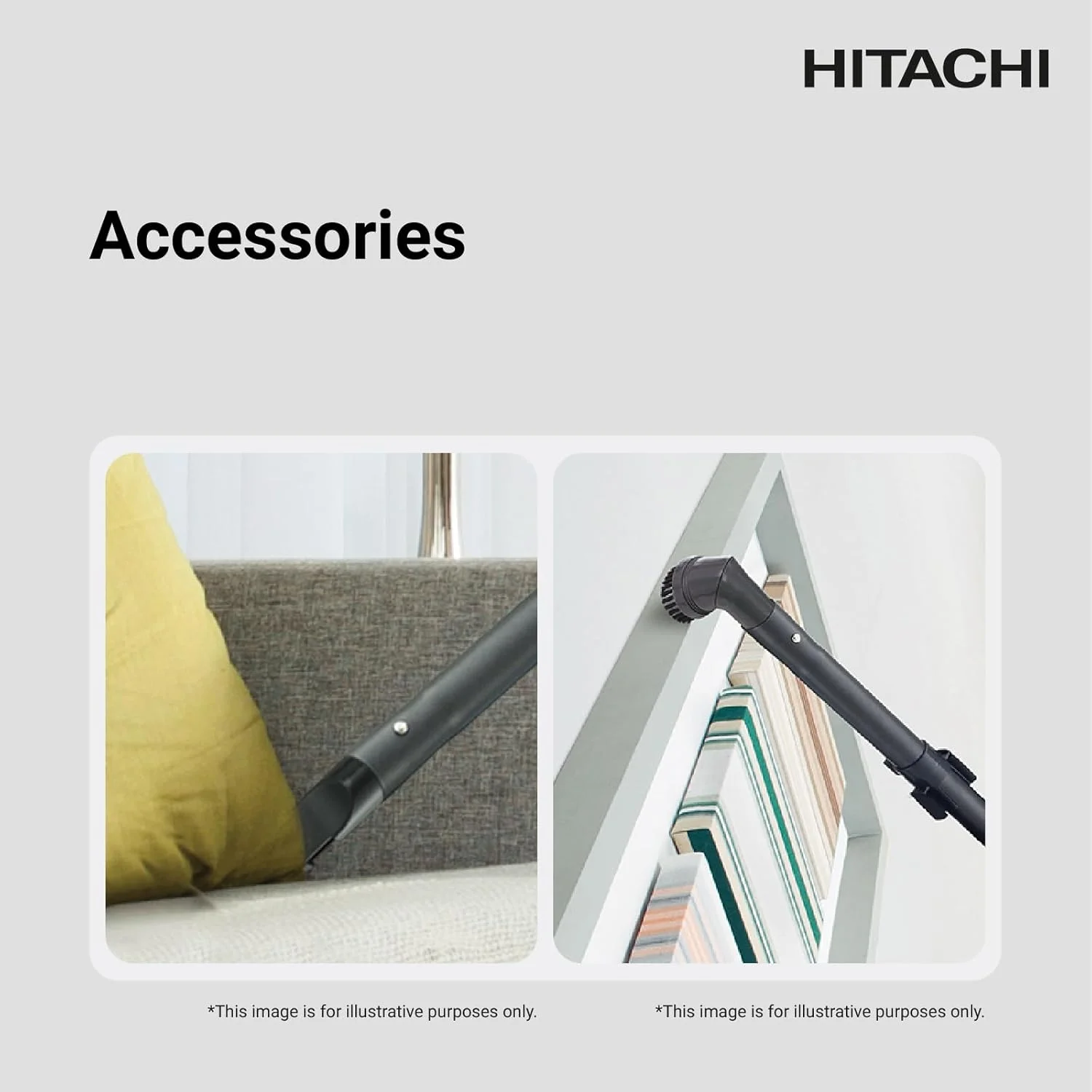 جاروبرقی سطلی هیتاچی 2200 وات، ظرفیت مخزن گرد و غبار 21 لیتر، برس Aero Power برای تمیز کردن کارآمد، لوله فلزی، برس گردگیری و نازل شکاف، فیلتر قابل شستشو، مناسب برای خانه و محل کار، CV965NBLGCM