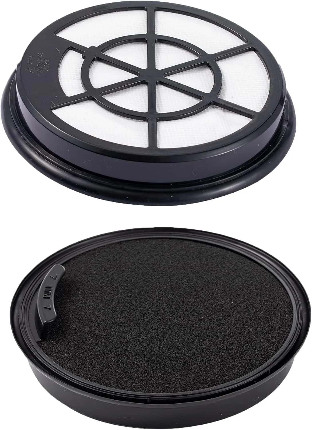 فیلترهای Moreffi 2 عددی و نازل کف شوی 1 عددی جایگزین سازگار با جاروبرقی سطلی گردبادی Eureka NEN110A NEN110B NEN110D، مطابق با قطعات NEN0101 NEN0102