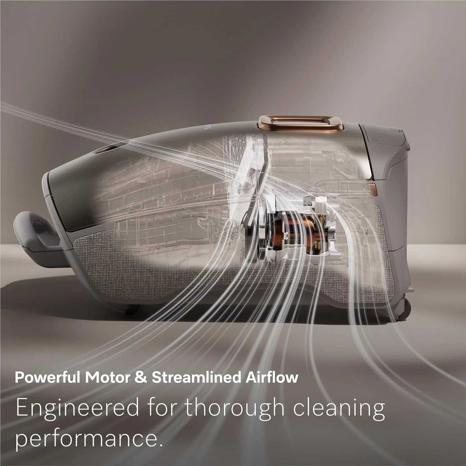 جاروبرقی کیسه ای استوانه ای Miele Guard L1 Comfort XL با دسته راحت، سری های AllTeQ و Parquet Twister XL، صفحه نمایش LCD، با روکش مروارید تیتانیومی