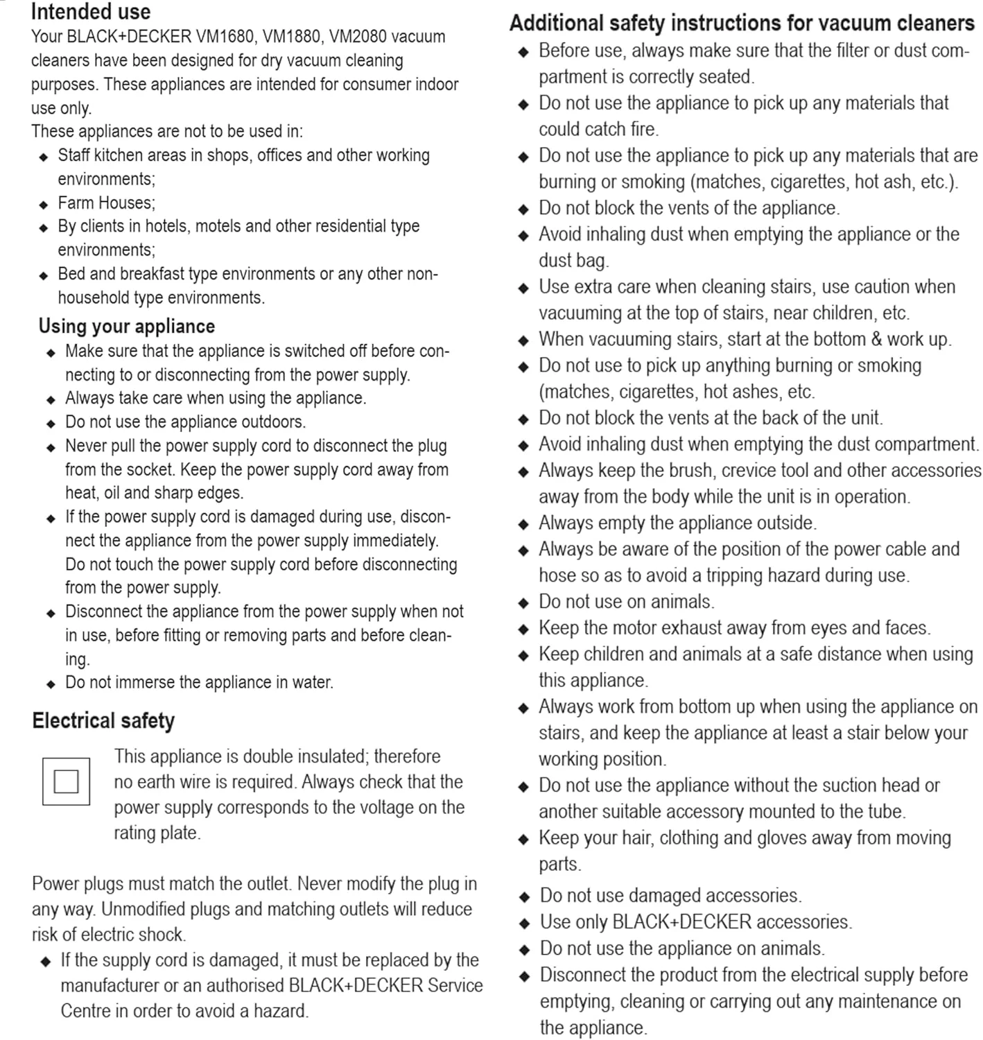 جاروبرقی سطلی بدون کیسه سیم دار چند سیکلونی بلک اند دکر با فیلتراسیون 6 مرحله ای، حداکثر توان 1400 وات، قدرت مکش 20 کیلو پاسکال، قرمز/مشکی، 2.5 لیتر، VM1680-B5