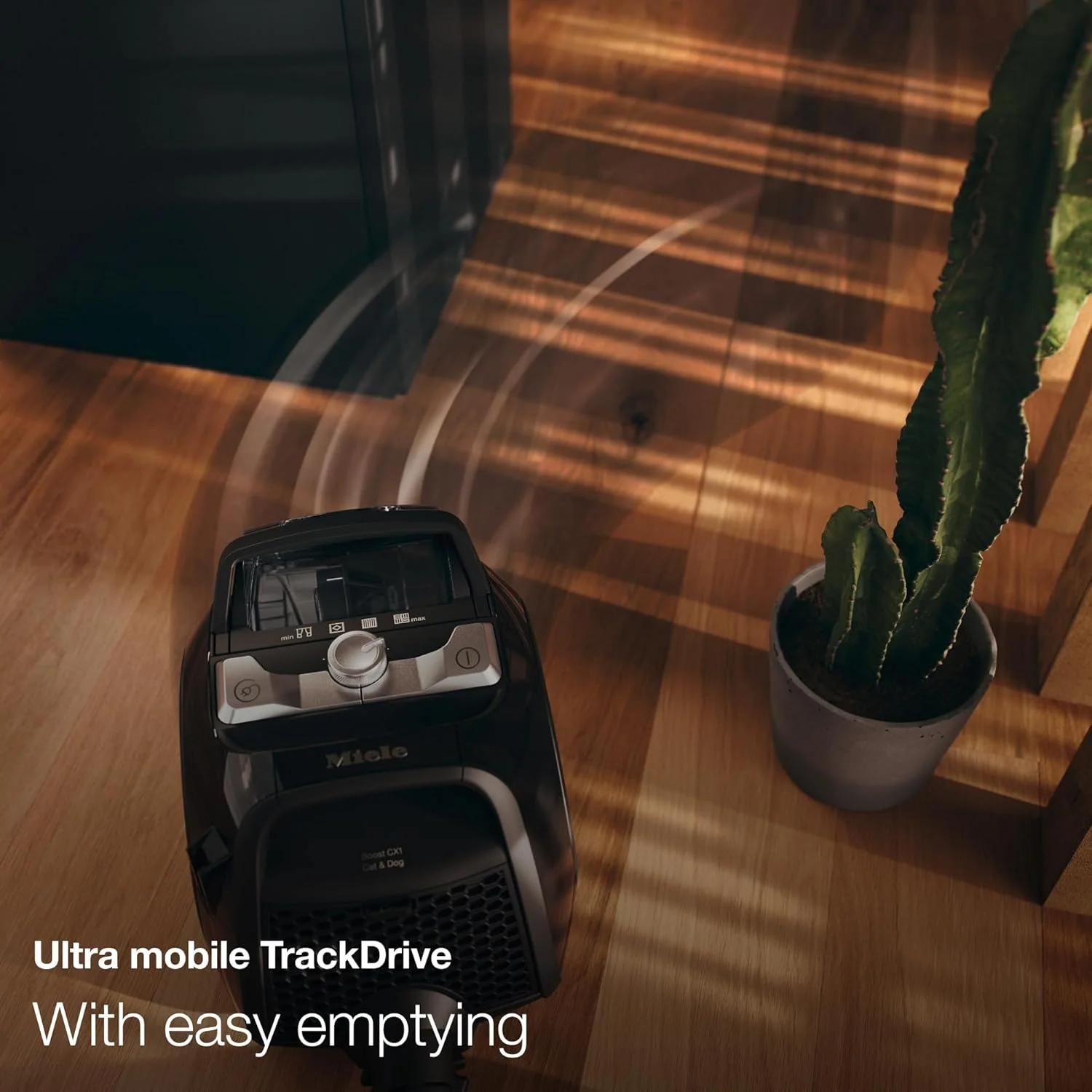 جاروبرقی سطلی میله مدل Boost CX1 Parquet، سفید/رز