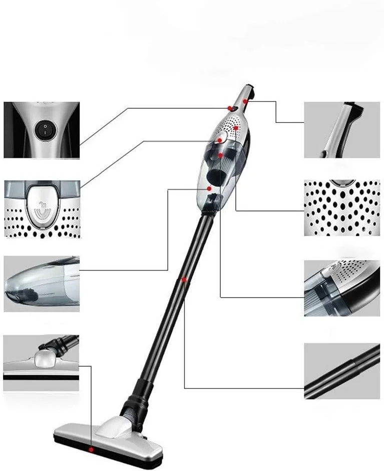 جاروبرقی دستی Nyyldr برای منزل، مناسب برای فرش و سطوح سخت، سبک وزن با قدرت مکش بالا، جاروبرقی سطلی سیم دار جاروبرقی دستی Nyyldr برای منزل، مناسب برای فرش و سطوح سخت، سبک وزن با قدرت مکش بالا، جاروبرقی سطلی سیم دار