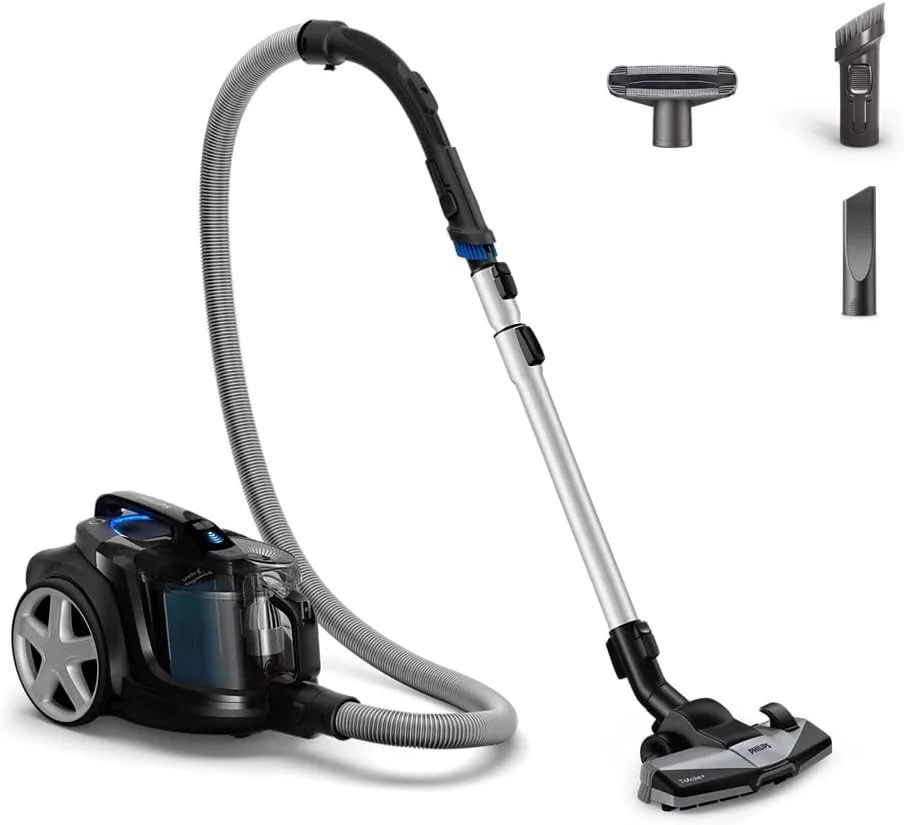 جاروبرقی بدون کیسه فیلیپس Powerpro Expert، مشکی عمیق Fc9732/61: 2100 وات، قدرت مکش 420 وات، Powercyclone 8، ظرفیت گرد و غبار 2 لیتر، فیلتر ضد آلرژی، نازل Triactive+، ابزار شکاف، قفل فعال جاروبرقی بدون کیسه فیلیپس Powerpro Expert، مشکی عمیق Fc9732/61: 2100 وات، قدرت مکش 420 وات، Powercyclone 8، ظرفیت گرد و غبار 2 لیتر، فیلتر ضد آلرژی، نازل Triactive+، ابزار شکاف، قفل فعال