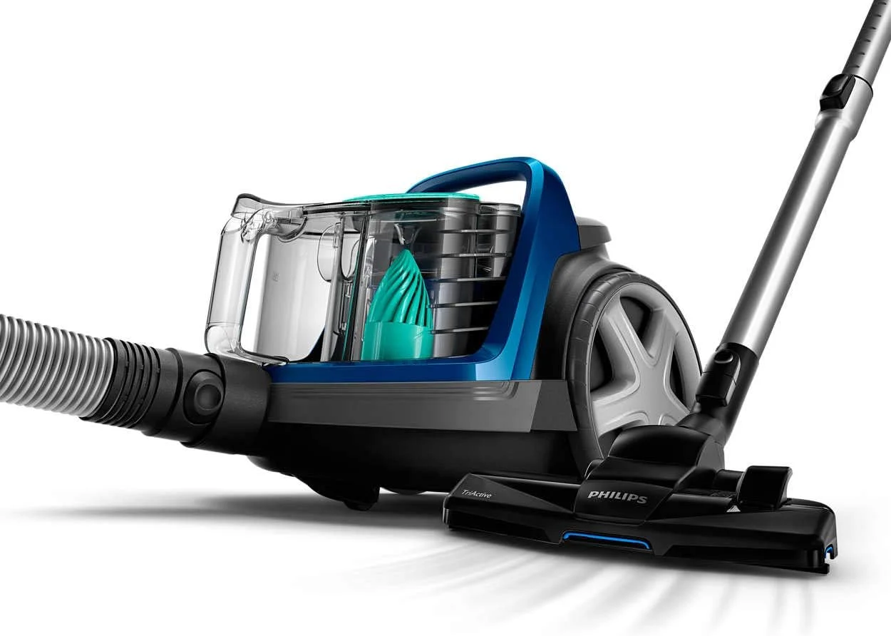 جاروبرقی بدون کیسه فیلیپس PowerCyclone 7 مدل PowerPro Active با توان 2000 وات، FC9570/62، مشکی/آبی سلطنتی تیره - نسخه بین المللی جاروبرقی بدون کیسه فیلیپس PowerCyclone 7 مدل PowerPro Active با توان 2000 وات، FC9570/62، مشکی/آبی سلطنتی تیره - نسخه بین المللی