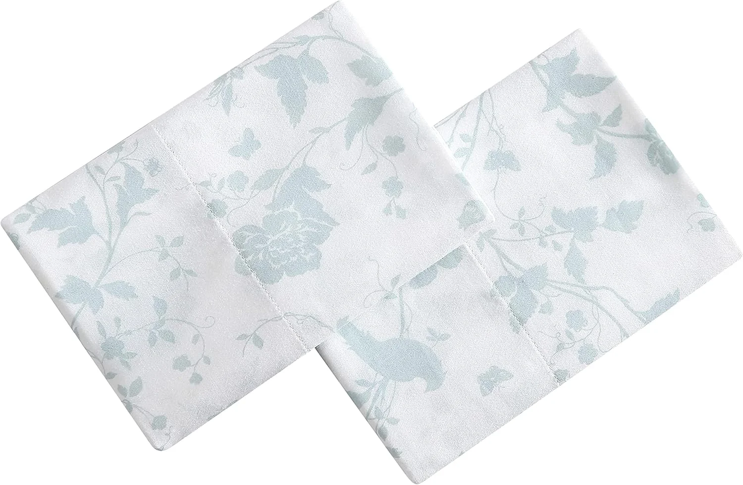 Laura Ashley Home - Standard Pillowcase Set, Cotton Sateen Bedding, Smooth & Wrinkle-Resistant (Garden Palace Aqua, 2 Piece) Laura Ashley Home - Standard Pillowcase Set, Cotton Sateen Bedding, Smooth & Wrinkle-Resistant (Garden Palace Aqua, 2 Piece)