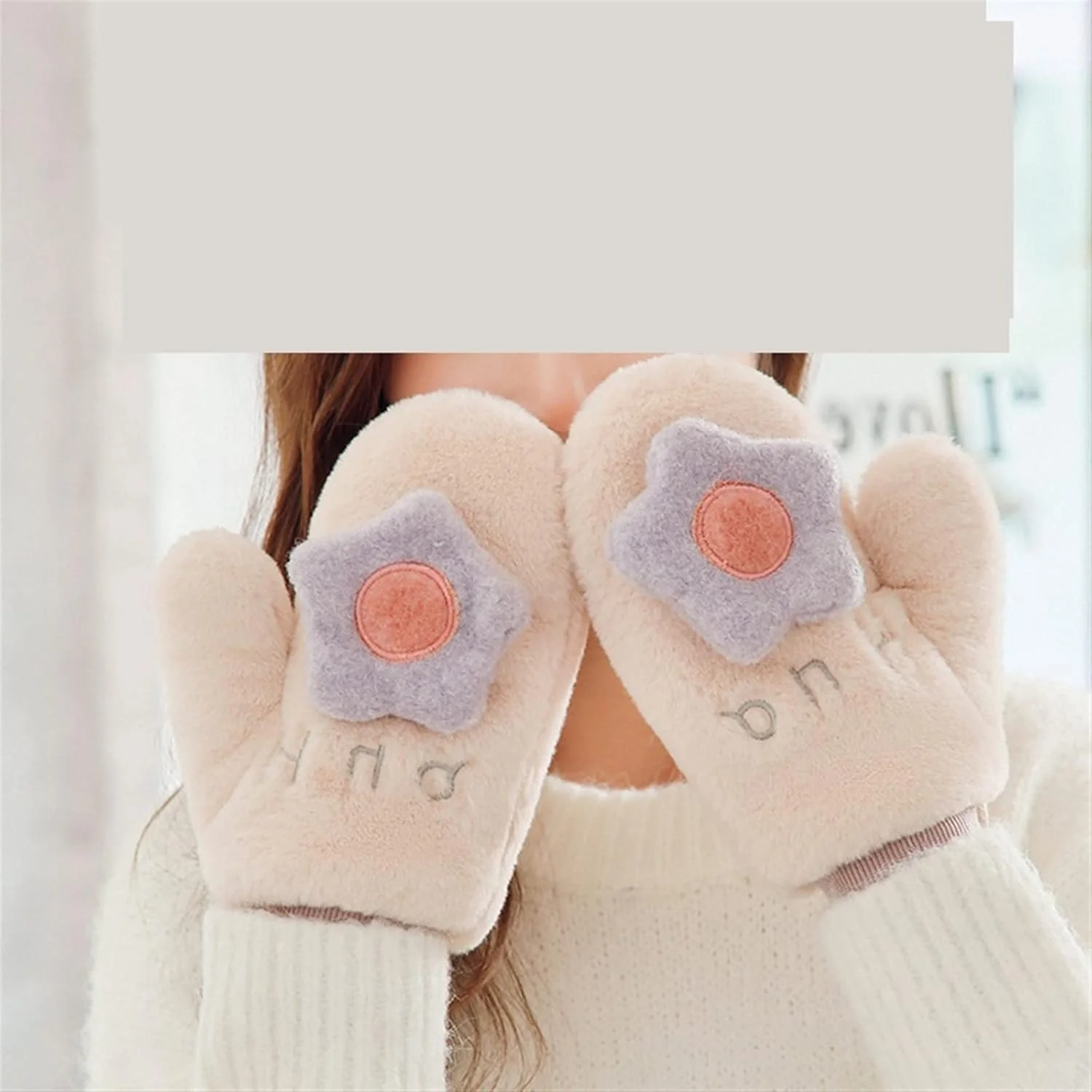 دستکش های زنانه BUYUP، دستکش های ضخیم زنانه ضد باد و ضد سرما، دستکش های گرم، دستکش های مناسب برای فضای باز دستکش های زنانه BUYUP، دستکش های ضخیم زنانه ضد باد و ضد سرما، دستکش های گرم، دستکش های مناسب برای فضای باز