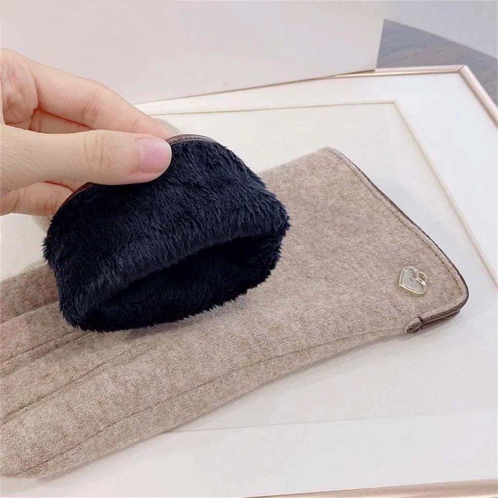 دستکش های دو لایه ضخیم مخملی گرم مناسب برای رانندگی در فضای باز، دستکش های زمستانی زنانه با قابلیت استفاده از صفحه لمسی (رنگ: مشکی، سایز: فری سایز) (رنگ: قهوه ای، سایز: فری سایز) دستکش های دو لایه ضخیم مخملی گرم مناسب برای رانندگی در فضای باز، دستکش های زمستانی زنانه با قابلیت استفاده از صفحه لمسی (رنگ: مشکی، سایز: فری سایز) (رنگ: قهوه ای، سایز: فری سایز)