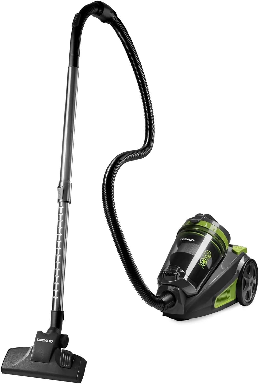 جاروبرقی بدون کیسه سایکلونیک 700 وات Daewoo Tornado Pet، مخزن گرد و غبار 3 لیتری با تخلیه آسان، سیم 5 متری فوق العاده بلند و شلنگ انعطاف پذیر، فیلتر هپا قابل شستشو، برس 2 در 1 مخصوص پله و حیوانات خانگی جاروبرقی بدون کیسه سایکلونیک 700 وات Daewoo Tornado Pet، مخزن گرد و غبار 3 لیتری با تخلیه آسان، سیم 5 متری فوق العاده بلند و شلنگ انعطاف پذیر، فیلتر هپا قابل شستشو، برس 2 در 1 مخصوص پله و حیوانات خانگی