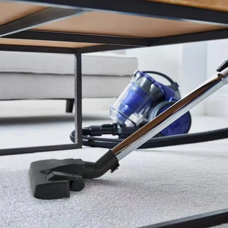 جاروبرقی سطلی 700 وات 2 در 1، شامل برس توربو مخصوص موی حیوانات خانگی و ابزار شکاف، فیلتر HEPA، آبی، ظرفیت 2 لیتر جاروبرقی سطلی 700 وات 2 در 1، شامل برس توربو مخصوص موی حیوانات خانگی و ابزار شکاف، فیلتر HEPA، آبی، ظرفیت 2 لیتر