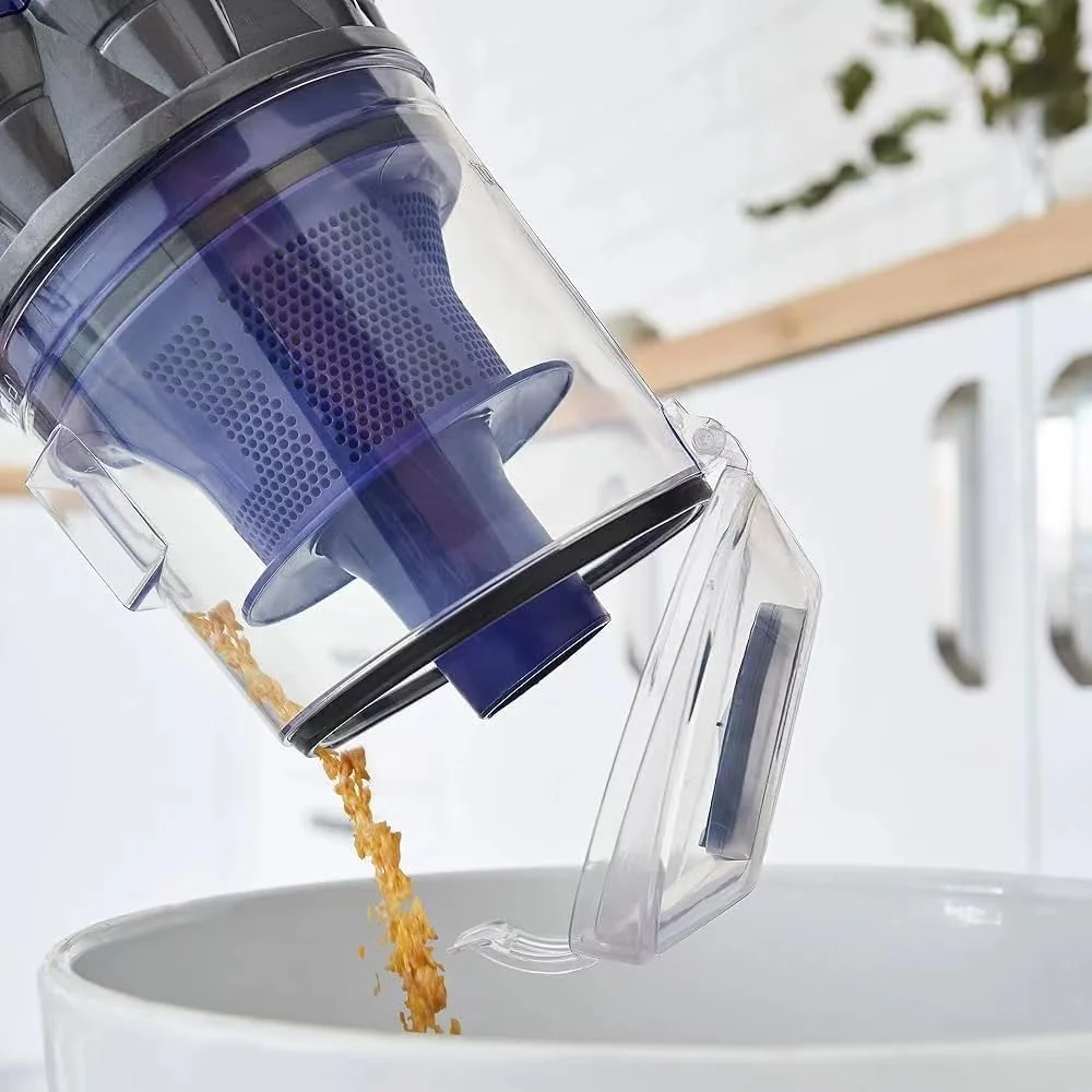 جاروبرقی سطلی 700 وات 2 در 1، شامل برس توربو مخصوص موی حیوانات خانگی و ابزار شکاف، فیلتر HEPA، آبی، ظرفیت 2 لیتر جاروبرقی سطلی 700 وات 2 در 1، شامل برس توربو مخصوص موی حیوانات خانگی و ابزار شکاف، فیلتر HEPA، آبی، ظرفیت 2 لیتر