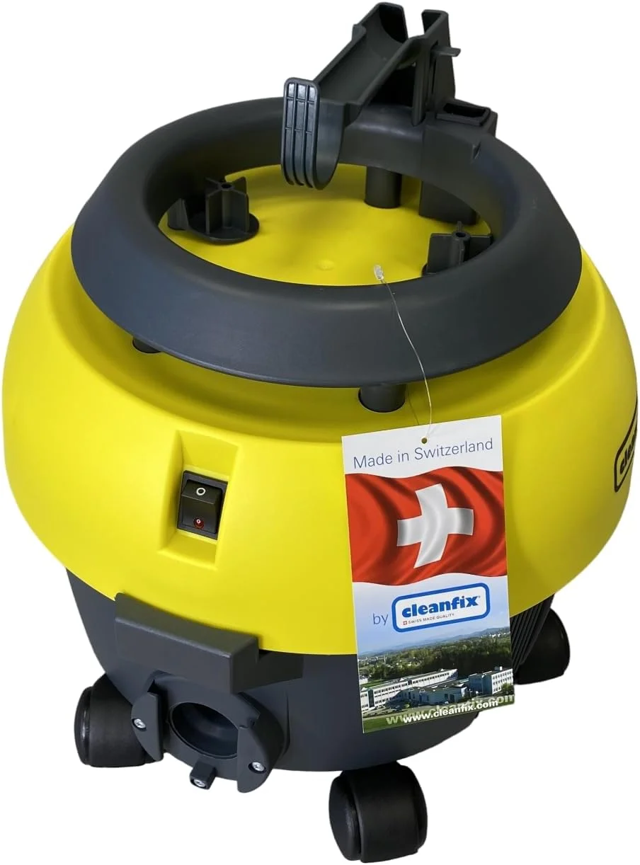 جاروبرقی قدرتمند Cleanfix S10 Plus، چند منظوره، مناسب فرش، قرمز، 12 لیتر، 850 وات، دسته ارگونومیک