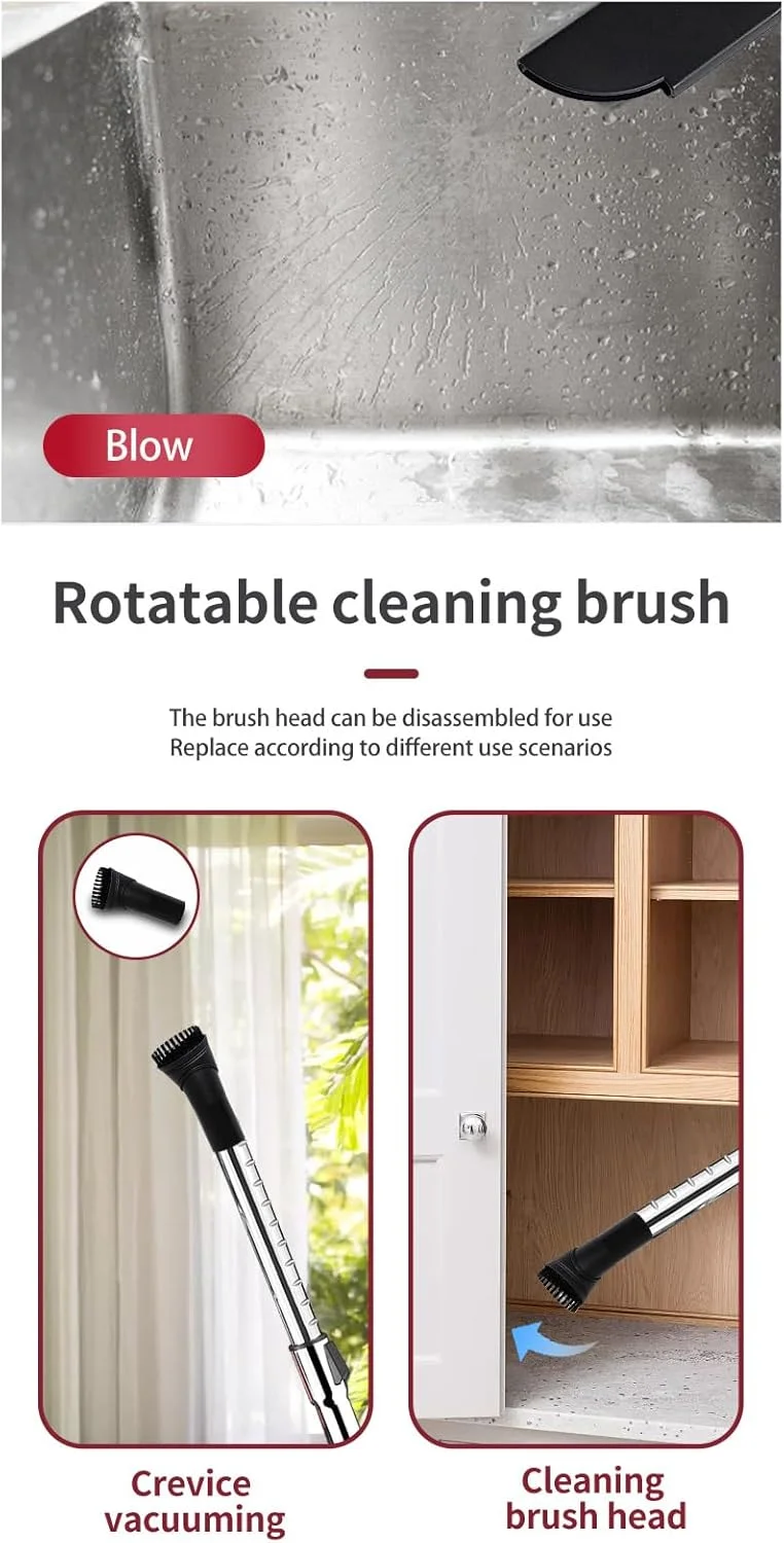 جاروبرقی سطلی 3600 وات، ظرفیت مخزن گرد و غبار 21 لیتری، فیلتر قابل جابجایی و شستشو، برس گردگیری و نازل شکاف دار با سر چند زاویه ای، جاروبرقی برای خانه، دفتر، گاراژ، ماشین، کارگاه، موی حیوانات خانگی