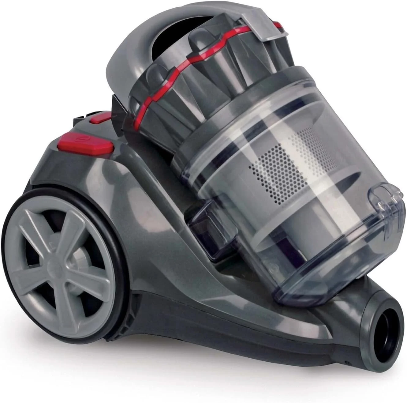 جاروبرقی ایکون 2200 وات، جاروبرقی بدون کیسه با فیلتراسیون سیکلون 3 لیتری و فیلتر قابل شستشو برای موی حیوانات خانگی، فرش، کاشی - خاکستری قرمز جاروبرقی ایکون 2200 وات، جاروبرقی بدون کیسه با فیلتراسیون سیکلون 3 لیتری و فیلتر قابل شستشو برای موی حیوانات خانگی، فرش، کاشی - خاکستری قرمز