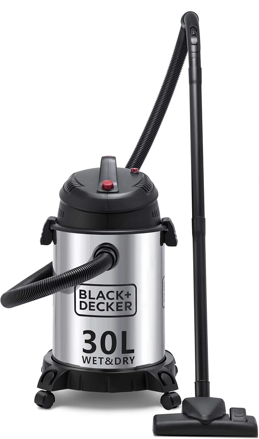 جاروبرقی سطلی آب و خاک 30 لیتری مشکی و دکر با مخزن استیل ضد زنگ 1610 وات مدل WV1450-B5 نقره ای جاروبرقی سطلی آب و خاک 30 لیتری مشکی و دکر با مخزن استیل ضد زنگ 1610 وات مدل WV1450-B5 نقره ای