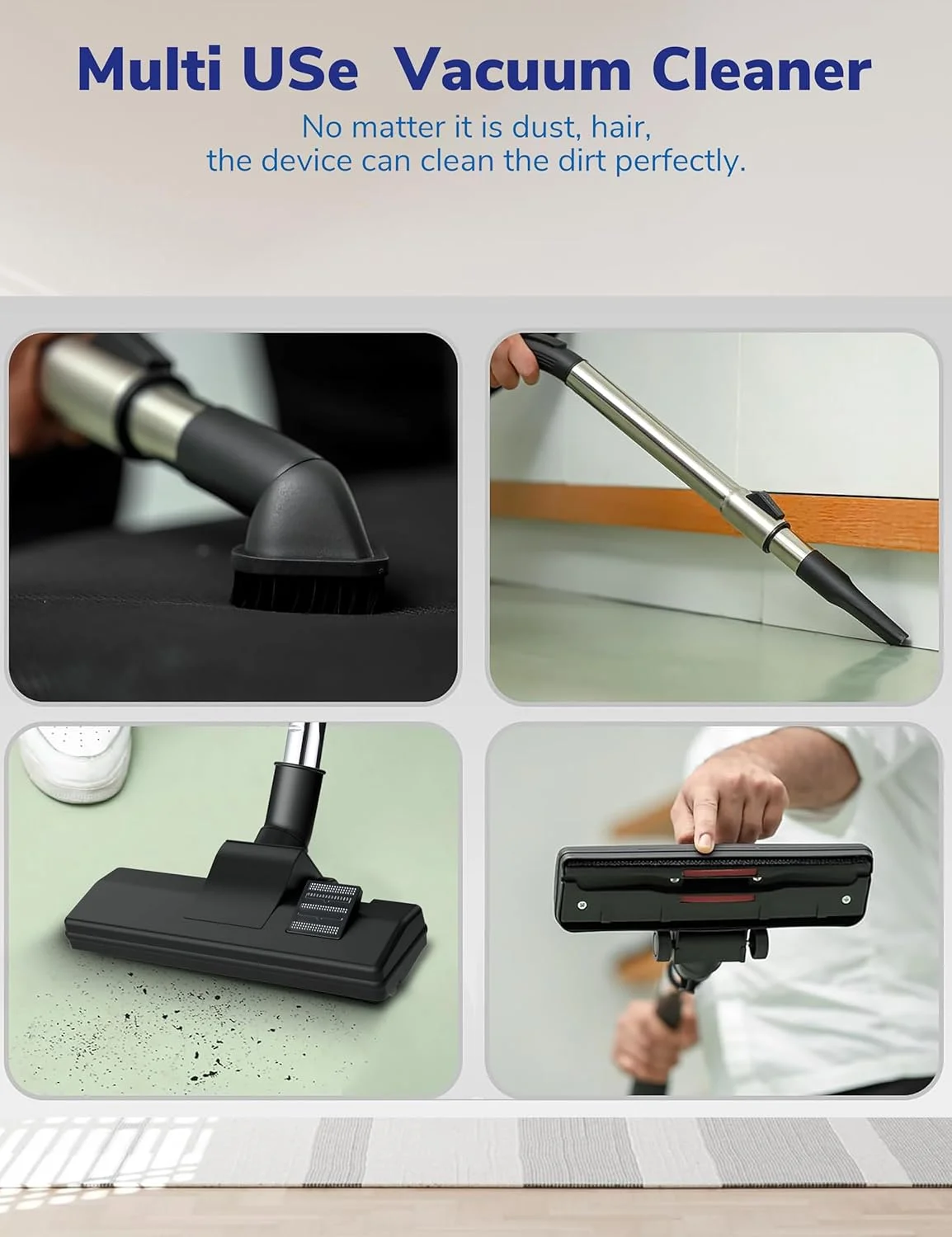 جاروبرقی سطلی با ظرفیت 25 لیتری | مکش قوی با صدای کم | فیلتراسیون چند مرحله ای با نشانگر پر بودن مخزن | دارای چرخ برای استفاده آسان | مناسب برای خانه و دفاتر SVC-9125D مشکی 2400 وات