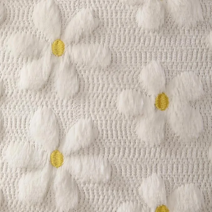 روبالشی بهاره/تابستانه تزویق، 45x45 سانتی متر، روبالشی مخمل نرم گلدار زرد، روبالشی تزئینی منزل (2 عدد) روبالشی بهاره/تابستانه تزویق، 45x45 سانتی متر، روبالشی مخمل نرم گلدار زرد، روبالشی تزئینی منزل (2 عدد)