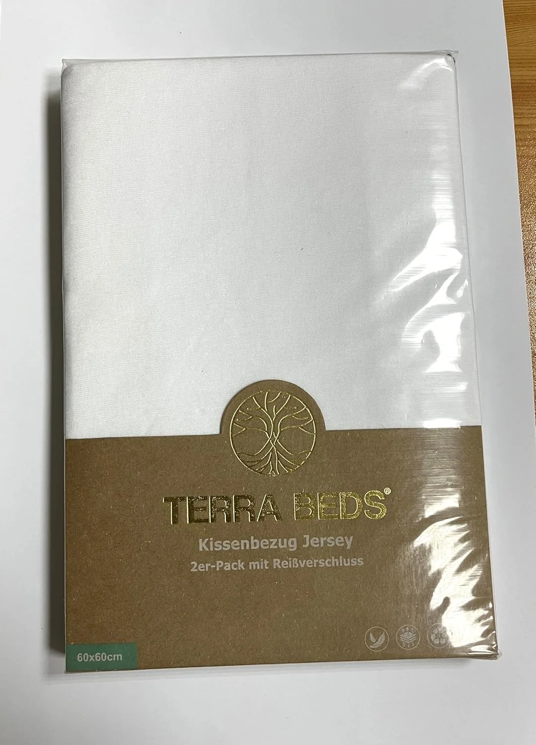 روبالشتی ترا بدز 60 در 60 سانتی متر (ست 2 عددی)، 100% پنبه جرسی، 160 گرم بر متر مربع، دارای گواهی Oeko-Tex، روبالشتی برای بالش های 60 در 60 سانتی متر با زیپ، نرم، کشسان و تنفس پذیر (سفید) روبالشتی ترا بدز 60 در 60 سانتی متر (ست 2 عددی)، 100% پنبه جرسی، 160 گرم بر متر مربع، دارای گواهی Oeko-Tex، روبالشتی برای بالش های 60 در 60 سانتی متر با زیپ، نرم، کشسان و تنفس پذیر (سفید)