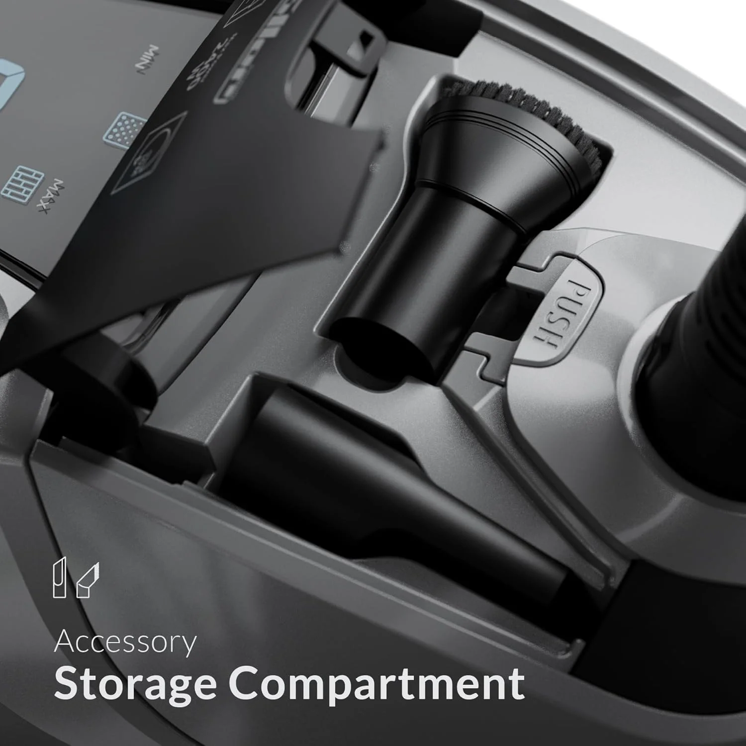 جاروبرقی 2400 وات فلر آلمان، کنترل از راه دور روی دسته، فوق العاده بی صدا، ظرفیت 6 لیتری گرد و غبار، برس توربو + عملکرد دمنده، فیلتراسیون 5 مرحله ای با HEPA، مدل VC240، نسخه امارات (خاکستری تیره قرمز)