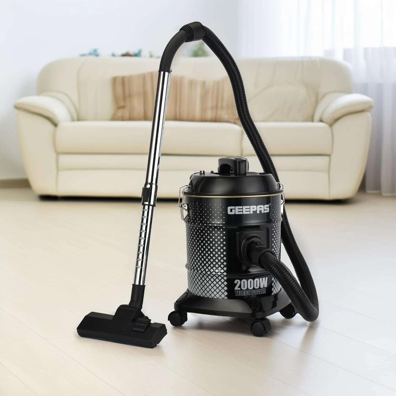 جاروبرقی آب و خاک دو کاره 2000 وات Geepas مدل GVC19045 | موتور قدرتمند مسی | ظرفیت 18 لیتر | مخزن استیل ضد زنگ | نشانگر پر بودن مخزن جاروبرقی آب و خاک دو کاره 2000 وات Geepas مدل GVC19045 | موتور قدرتمند مسی | ظرفیت 18 لیتر | مخزن استیل ضد زنگ | نشانگر پر بودن مخزن