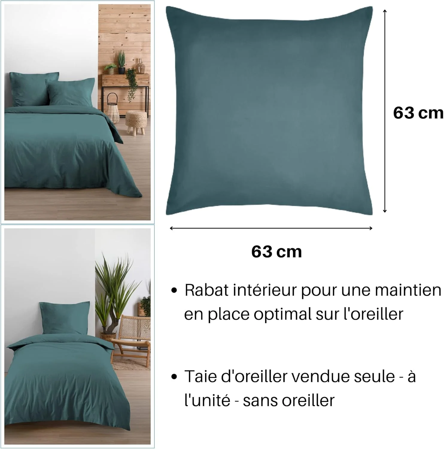 لافلی کاسا از Stof - روبالشتی - سایز 63 × 63 سانتی متر - 100% پنبه دارای گواهی Oeko-Tex - کیفیت عالی - رنگ اکالیپتوس - مدل Eden - ملحفه برای خانه - نرم و راحت - مناسب برای همه لافلی کاسا از Stof - روبالشتی - سایز 63 × 63 سانتی متر - 100% پنبه دارای گواهی Oeko-Tex - کیفیت عالی - رنگ اکالیپتوس - مدل Eden - ملحفه برای خانه - نرم و راحت - مناسب برای همه