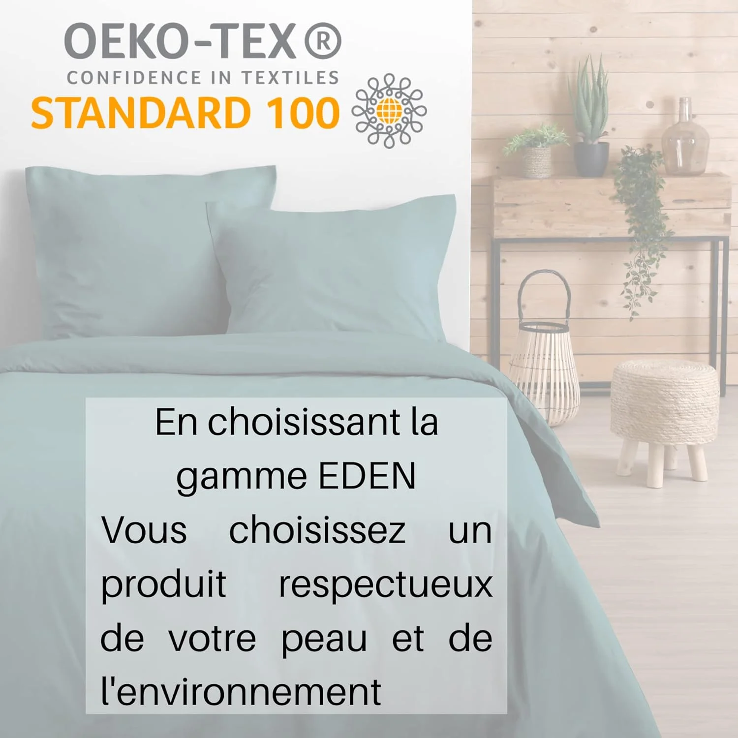 لافلی کاسا از Stof - روبالشتی - سایز 63 × 63 سانتی متر - 100% پنبه دارای گواهی Oeko-Tex - کیفیت عالی - رنگ اکالیپتوس - مدل Eden - ملحفه برای خانه - نرم و راحت - مناسب برای همه لافلی کاسا از Stof - روبالشتی - سایز 63 × 63 سانتی متر - 100% پنبه دارای گواهی Oeko-Tex - کیفیت عالی - رنگ اکالیپتوس - مدل Eden - ملحفه برای خانه - نرم و راحت - مناسب برای همه