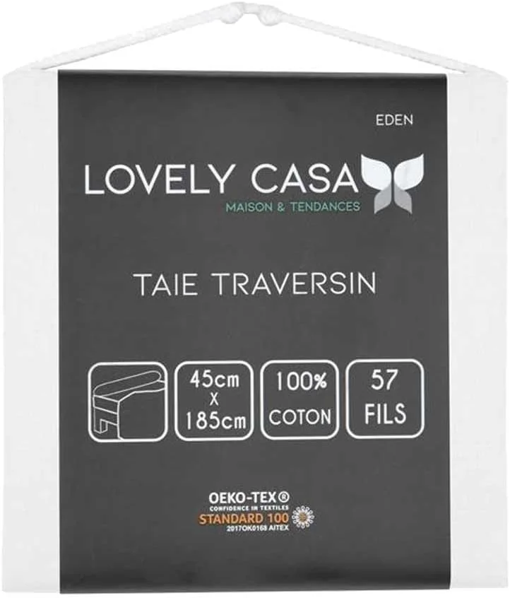 استوف - رو بالشتی استوانه ای - سایز 45x185 سانتی متر - 100% پنبه دارای گواهی Oeko-Tex - کیفیت عالی - رنگ سفید - مدل Eden - ملحفه برای خانه - نرم و راحت - унисекс - مختلط استوف - رو بالشتی استوانه ای - سایز 45x185 سانتی متر - 100% پنبه دارای گواهی Oeko-Tex - کیفیت عالی - رنگ سفید - مدل Eden - ملحفه برای خانه - نرم و راحت - унисекс - مختلط