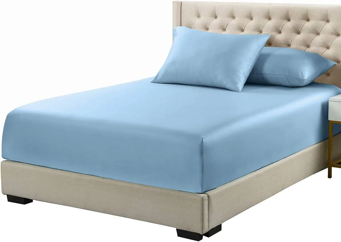 Royal Tradition Viscose from Bamboo Pillowcases, Set of 2 Standard/Queen, Solid Blue, Super Soft and Cool Pillow Case Set Royal Tradition Viscose from Bamboo Pillowcases, Set of 2 Standard/Queen, Solid Blue, Super Soft and Cool Pillow Case Set
