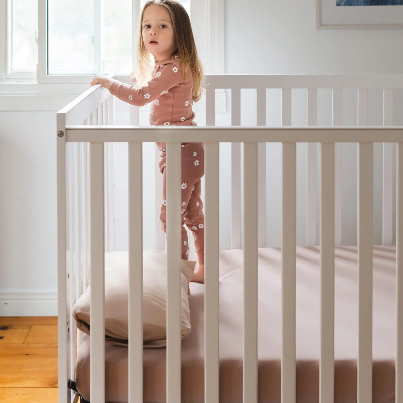 Pobibaby - بسته 2 عددی روبالشتی ممتاز کودک نوپا - بافتنی جرسی فوق العاده نرم - روبالشتی تخت نوزاد و کودک، روکش بالش مسافرتی (بژ صورتی)