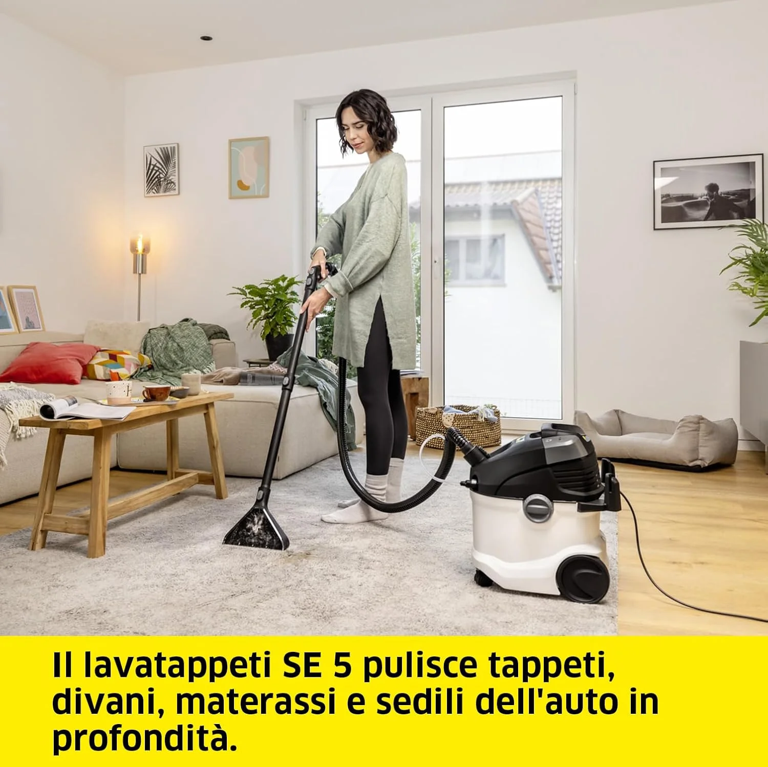 جاروبرقی آب و خاک کارچر SE 5، محصول چند منظوره 3 در 1، مناسب فرش و سطوح سخت، سیستم راحت 2 مخزنه، سفید جاروبرقی آب و خاک کارچر SE 5، محصول چند منظوره 3 در 1، مناسب فرش و سطوح سخت، سیستم راحت 2 مخزنه، سفید