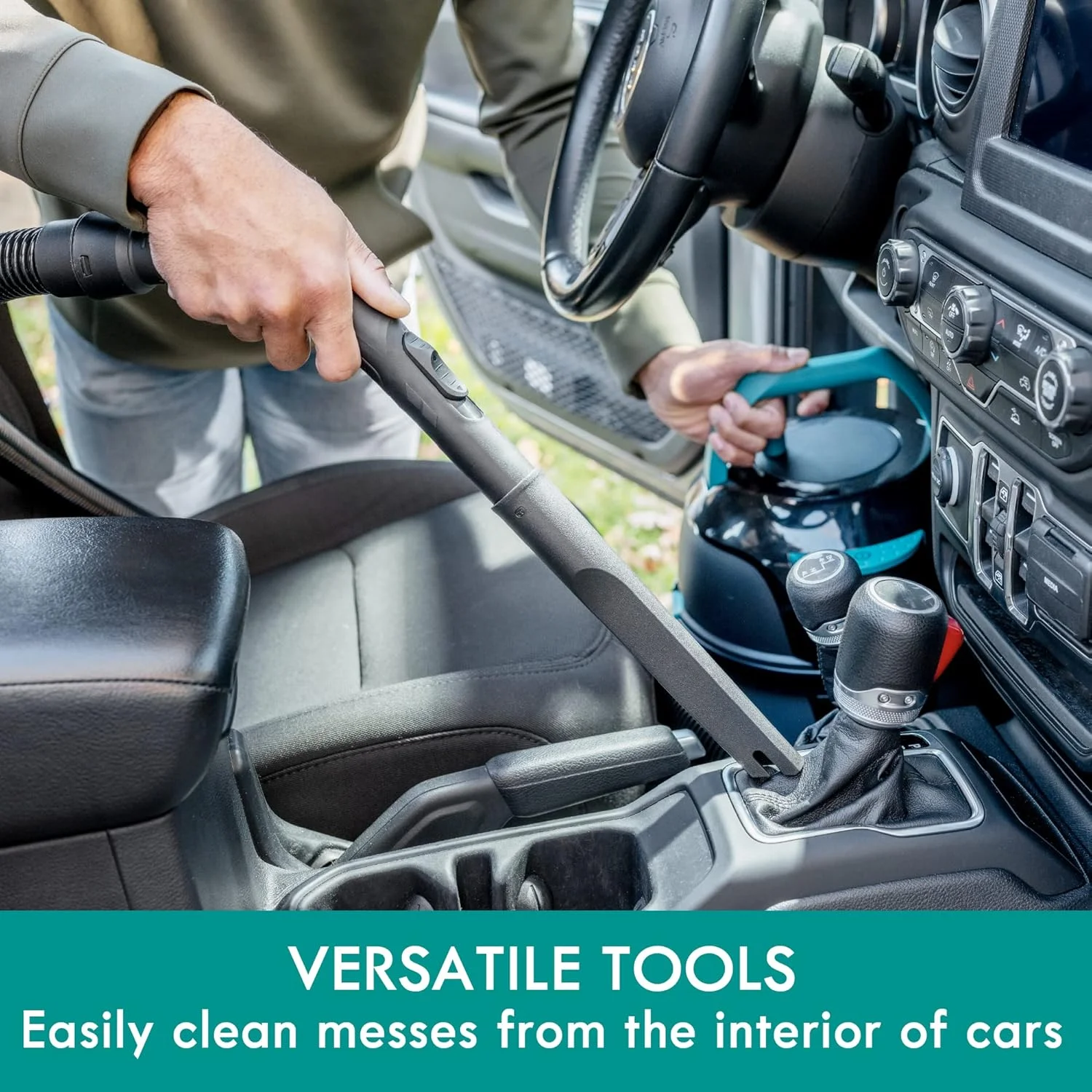 جاروبرقی سطلی کیسه ای کنمور KW3010 با ظرفیت 3 گالن، سبک و با راندمان بالا به همراه 3 ابزار تمیزکاری و فیلتر قابل شستشو مناسب برای منزل، کف سخت، فرش، موی حیوانات خانگی، مشکی + خشک