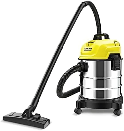 جاروبرقی چند منظوره کارچر مدل Home & Garden Wd 1S Classic - 1.098-324، زرد