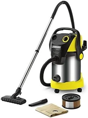 جاروبرقی سطلی کارچر مدل 13479040، زرد و مشکی