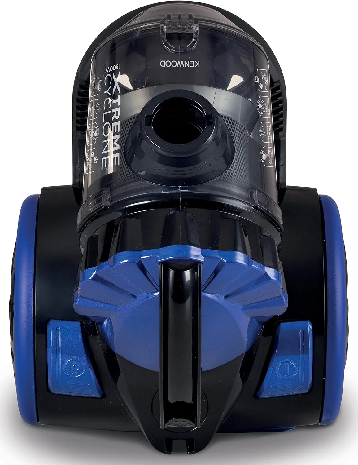 Kenwood Vacuum Cleaner 1800W Multi Cyclonic Bagless Canister 2L With 4.5M Cable, Ultra Compact, Surface, Anti Bacteria, Pet Care For Home & Office Vbp50.000Bb Black/Blue Kenwood Vacuum Cleaner 1800W Multi Cyclonic Bagless Canister 2L With 4.5M Cable, Ultra Compact, Surface, Anti Bacteria, Pet Care For Home & Office Vbp50.000Bb Black/Blue