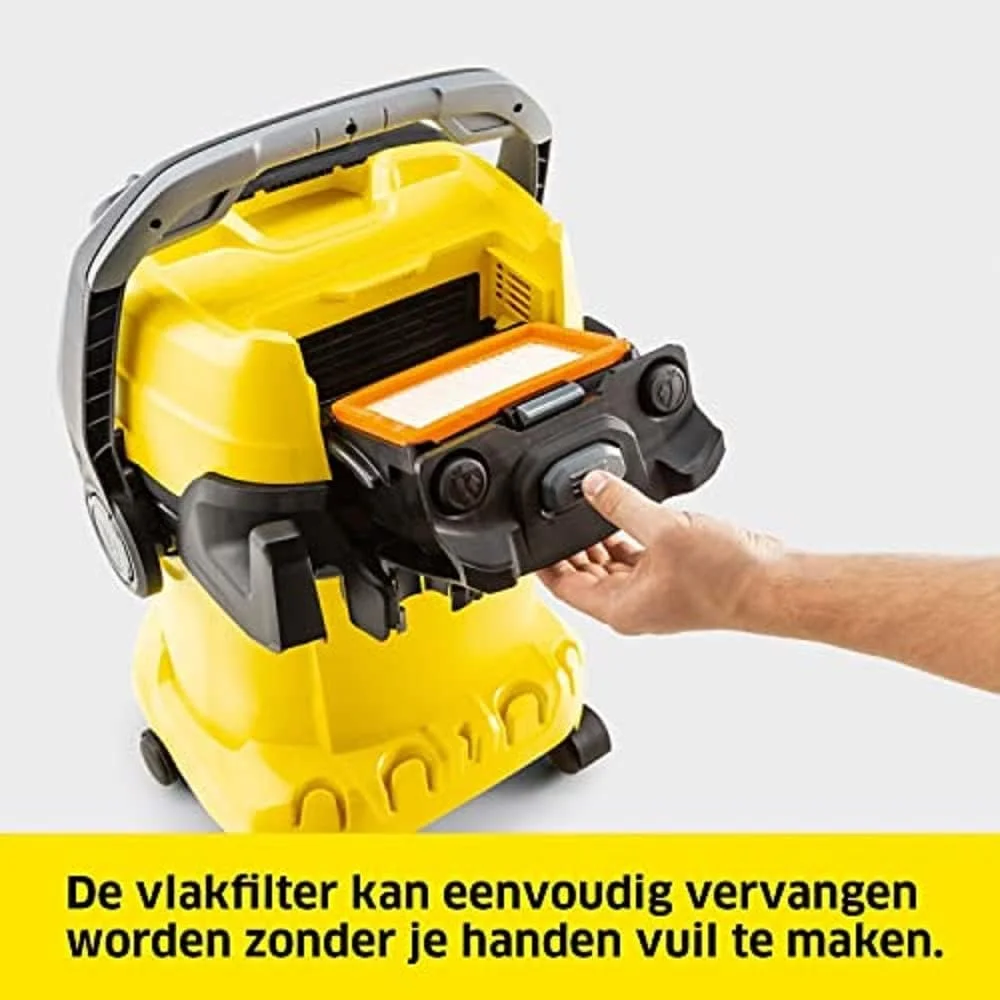 جاروبرقی آب و خاک کارچر مدل WD 5 P V-25/5/22 1.628-306.0 با توان 1100 وات و مخزن 25 لیتری به همراه دمنده برگ جاروبرقی آب و خاک کارچر مدل WD 5 P V-25/5/22 1.628-306.0 با توان 1100 وات و مخزن 25 لیتری به همراه دمنده برگ