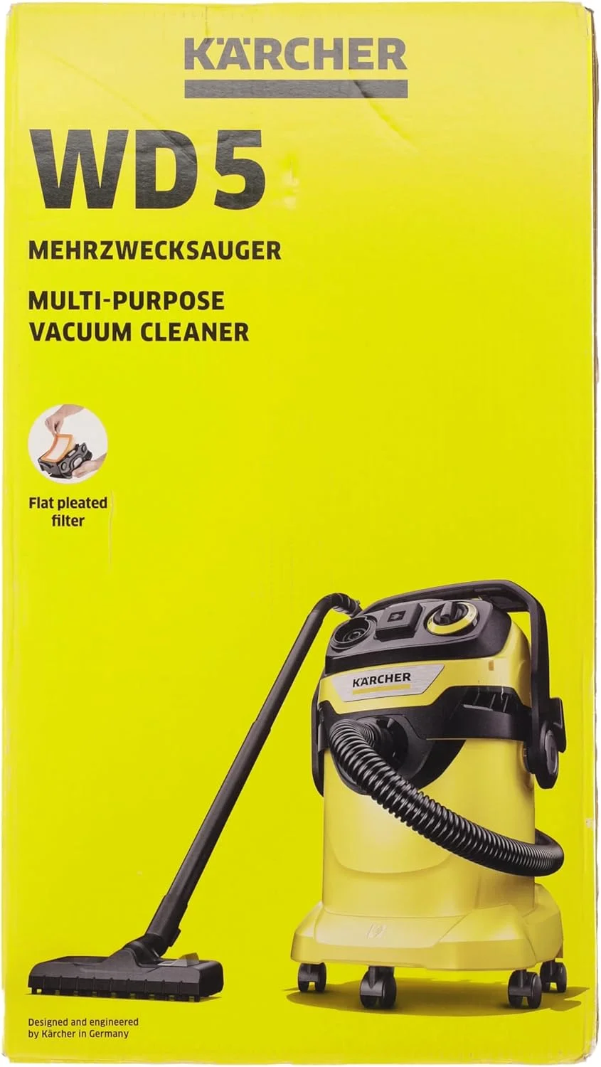 جاروبرقی آب و خاک کارچر مدل WD 5 P V-25/5/22 1.628-306.0 با توان 1100 وات و مخزن 25 لیتری به همراه دمنده برگ جاروبرقی آب و خاک کارچر مدل WD 5 P V-25/5/22 1.628-306.0 با توان 1100 وات و مخزن 25 لیتری به همراه دمنده برگ