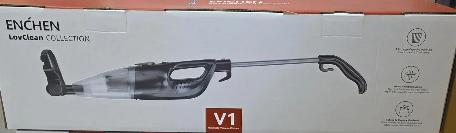 جاروبرقی با ظرفیت بزرگ 120 متر مربع با فیلتراسیون HEPA - تمیز کردن آسان، تعویض برس 3 مرحله ای