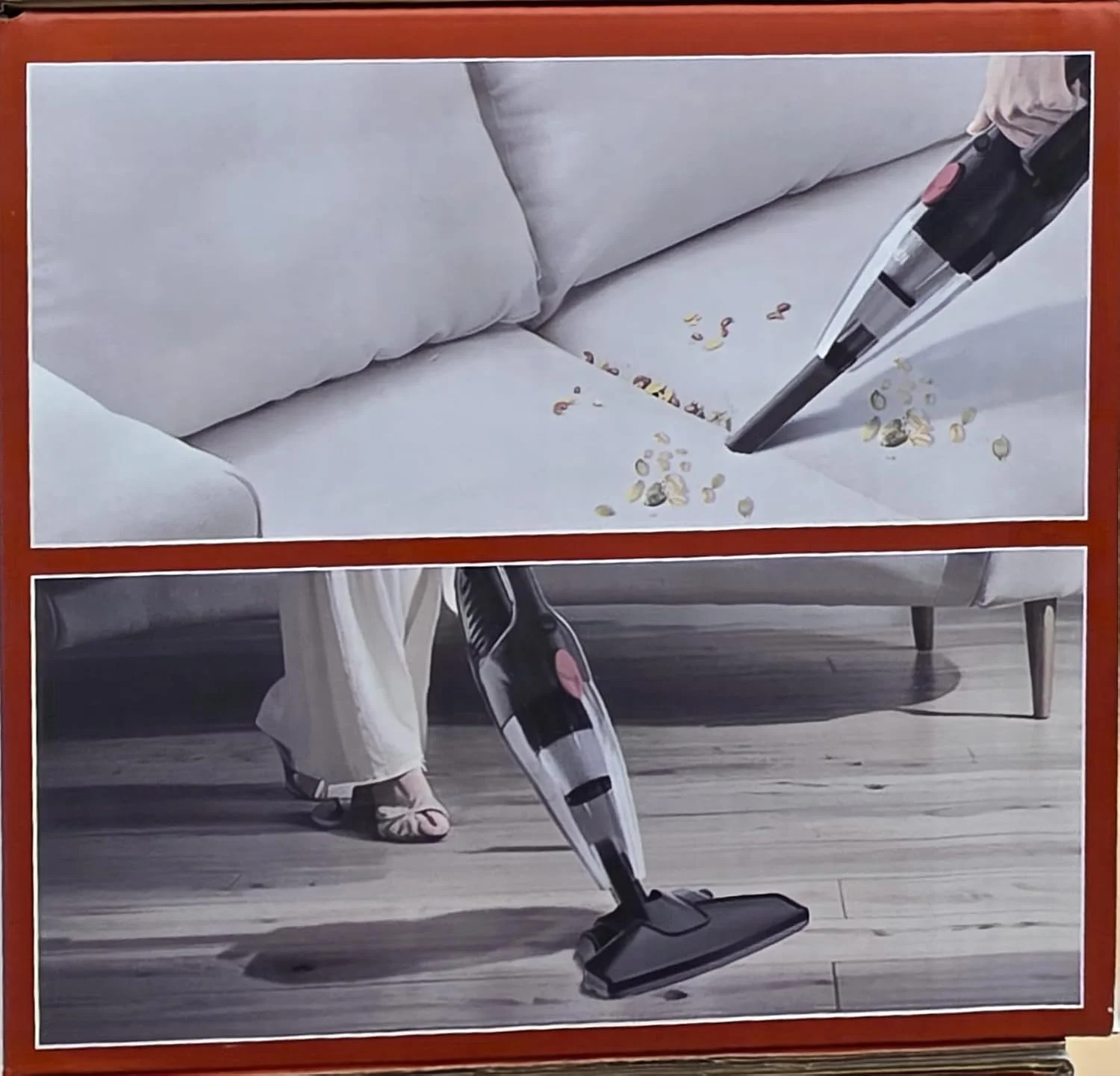 جاروبرقی با ظرفیت بزرگ 120 متر مربع با فیلتراسیون HEPA - تمیز کردن آسان، تعویض برس 3 مرحله ای