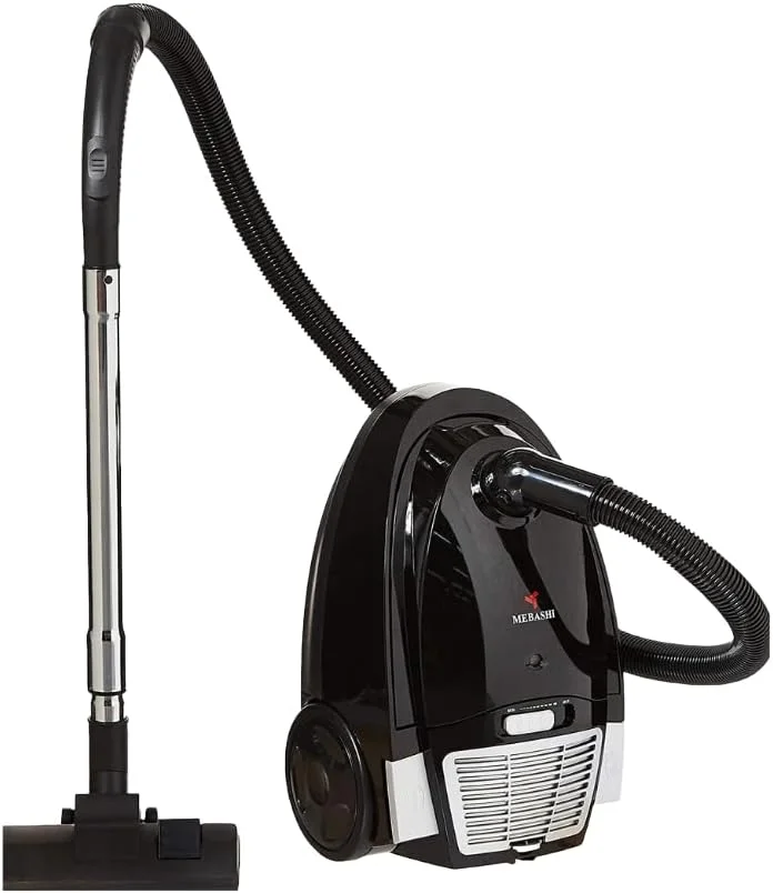 جاروبرقی کیسه ای مباشی با چرخ - مشکی، جمع کننده خودکار سیم و کنترل سرعت پیوسته (ME-VC2005 4.5L) (2000W) جاروبرقی کیسه ای مباشی با چرخ - مشکی، جمع کننده خودکار سیم و کنترل سرعت پیوسته (ME-VC2005 4.5L) (2000W)