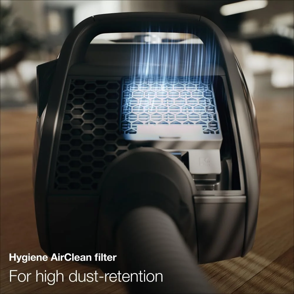 جاروبرقی سطلی بدون کیسه سیم دار میله Boost CX1 Cat & Dog، قدرتمند، جمع و جور و چابک با فناوری Vortex، برس توربو برای موی حیوانات خانگی و فیلتر HEPA AirClean، مشکی/رز (اختصاصی آمازون)