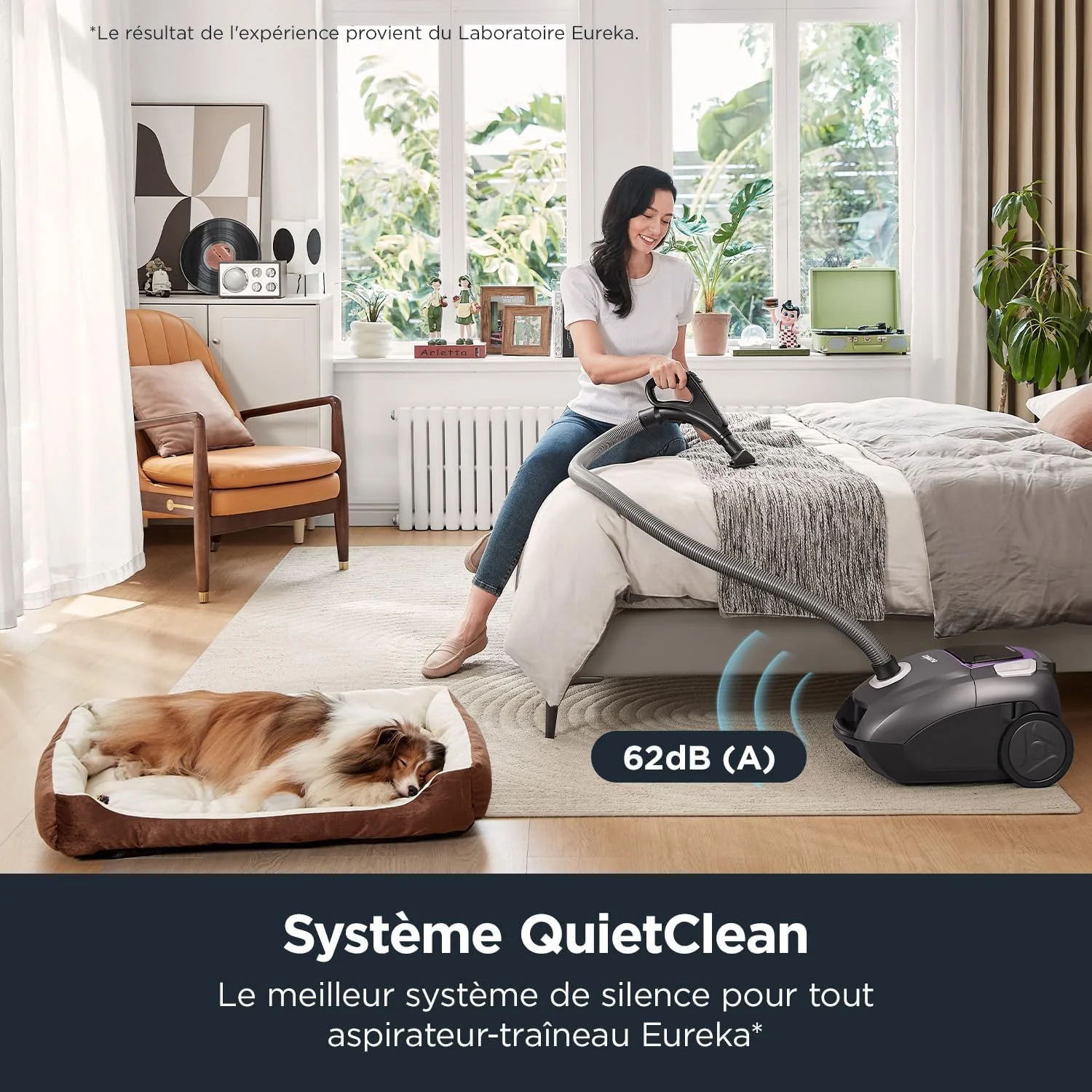 جاروبرقی کیسه ای یورکا مدل NEN300، توان 700 وات، سطح صدای 62 دسی بل، جاروبرقی بسیار کم صدا، جاروبرقی قدرتمند با فیلتر بهداشتی و نازل مخصوص سطوح سخت، پارکت، فرش، سرامیک و کاشی، 2 لیتر جاروبرقی کیسه ای یورکا مدل NEN300، توان 700 وات، سطح صدای 62 دسی بل، جاروبرقی بسیار کم صدا، جاروبرقی قدرتمند با فیلتر بهداشتی و نازل مخصوص سطوح سخت، پارکت، فرش، سرامیک و کاشی، 2 لیتر