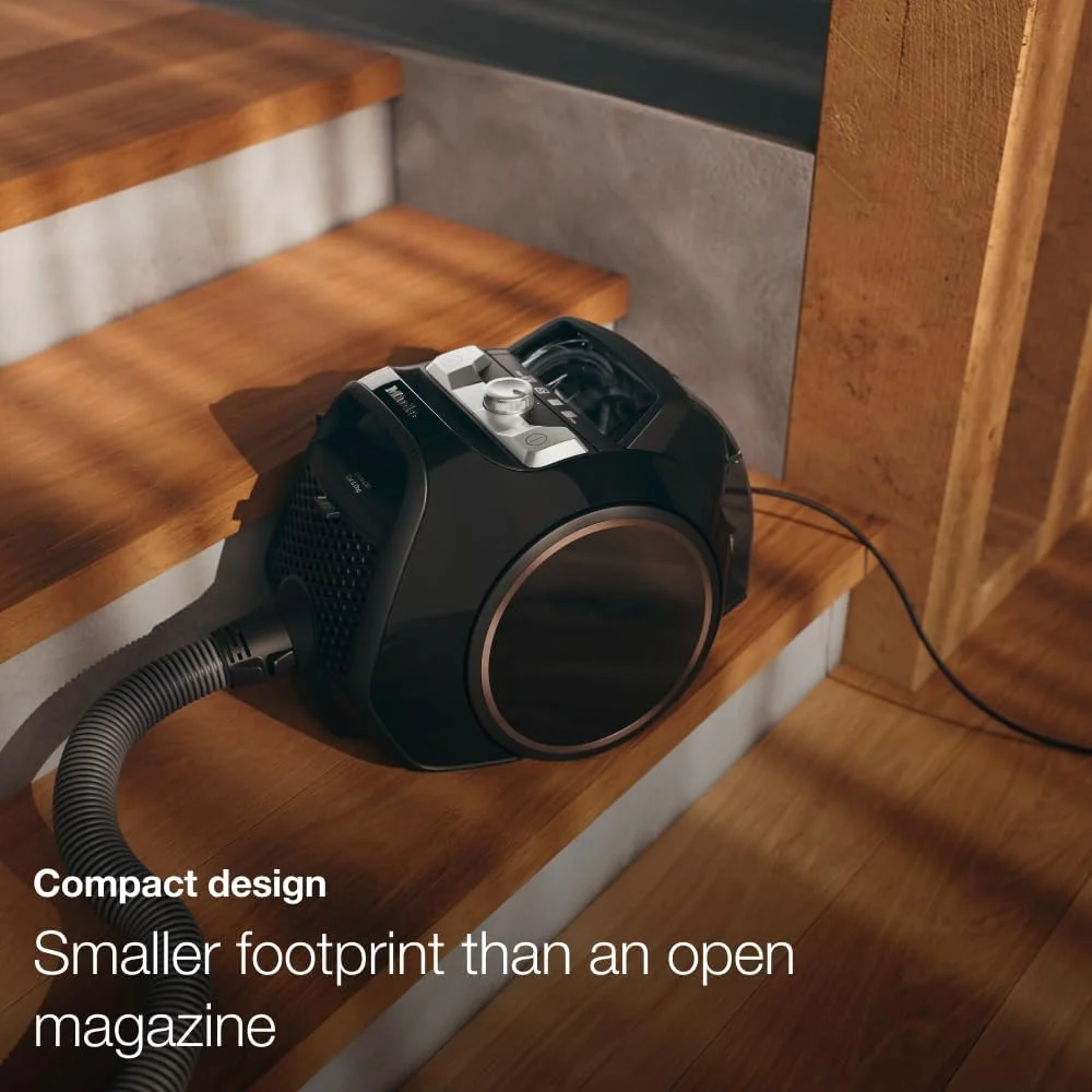 جاروبرقی سطلی بدون کیسه میله مدل Boost CX1 - قدرتمند، جمع و جور و چابک با فناوری Vortex و فیلتر Hygiene AirClean، رنگ خاکستری/آبی