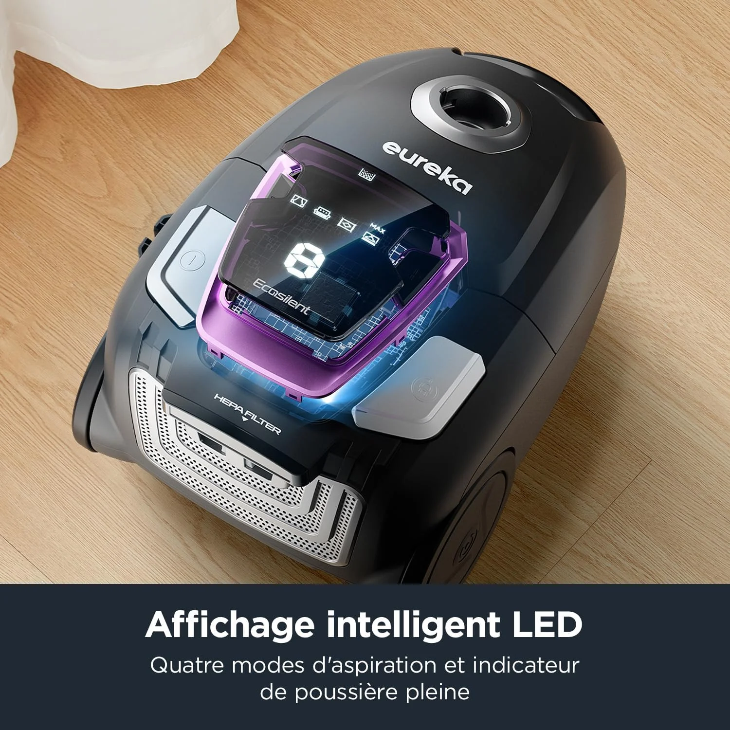 جاروبرقی کیسه ای یورکا مدل NEN300، توان 700 وات، سطح صدای 62 دسی بل، جاروبرقی بسیار کم صدا، جاروبرقی قدرتمند با فیلتر بهداشتی و نازل مخصوص سطوح سخت، پارکت، فرش، سرامیک و کاشی، 2 لیتر جاروبرقی کیسه ای یورکا مدل NEN300، توان 700 وات، سطح صدای 62 دسی بل، جاروبرقی بسیار کم صدا، جاروبرقی قدرتمند با فیلتر بهداشتی و نازل مخصوص سطوح سخت، پارکت، فرش، سرامیک و کاشی، 2 لیتر